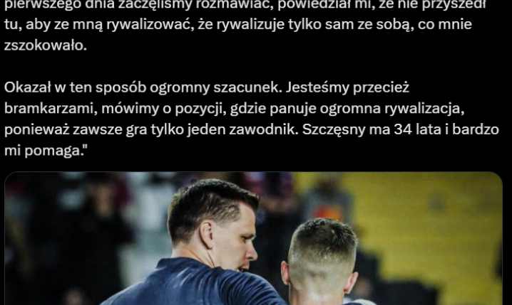 PIĘKNE SŁOWA Inakiego Peni nt. Szczęsnego! <3